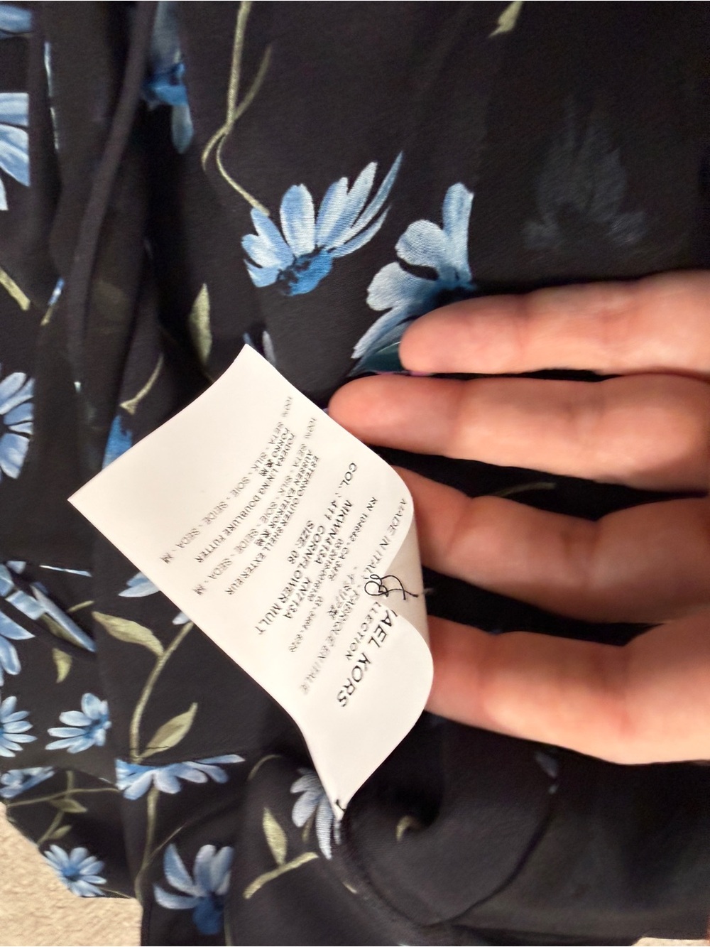 Michael Kors Collection Daisy Silk Crepe de Chine Handkerchief Slip Dress size 6 - Picture 13 of 15